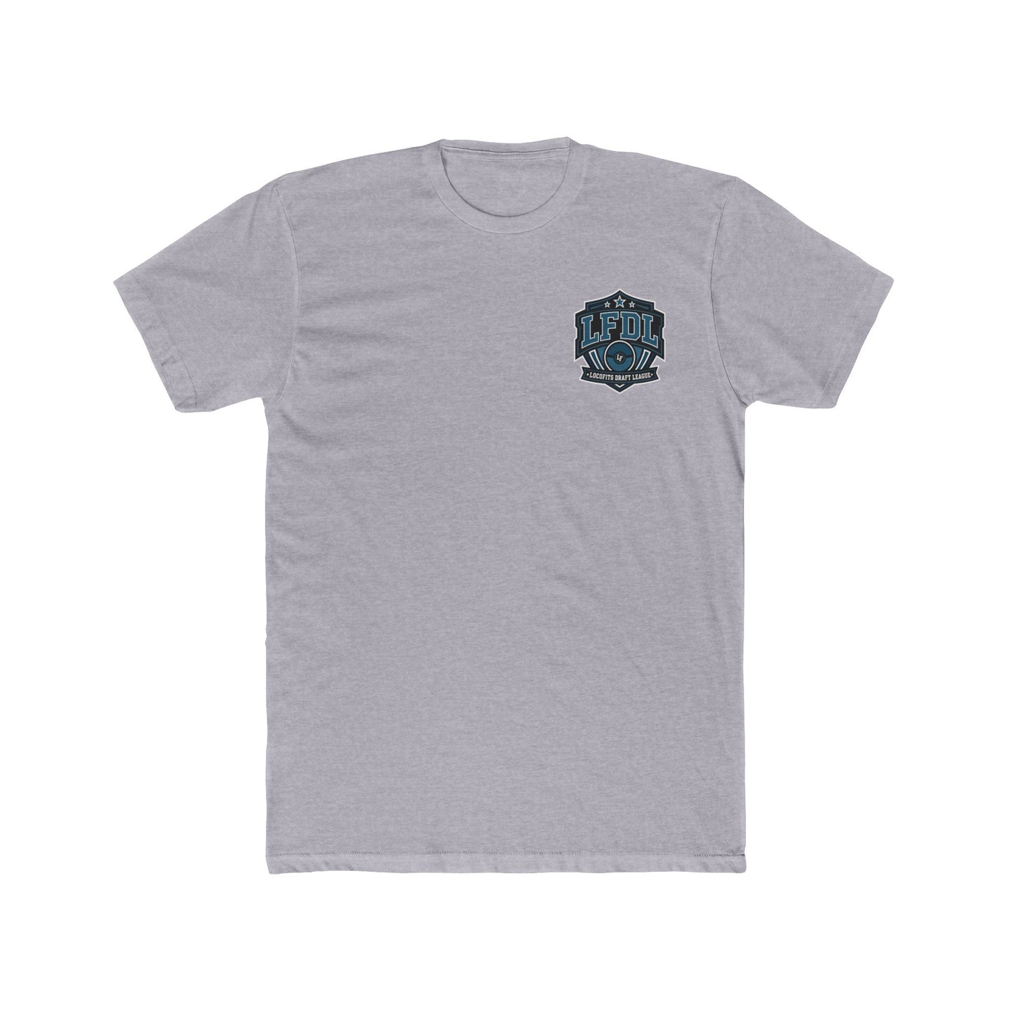 LocoFits Draft League Sleeping Pocket Logo Cotton Crew Tee