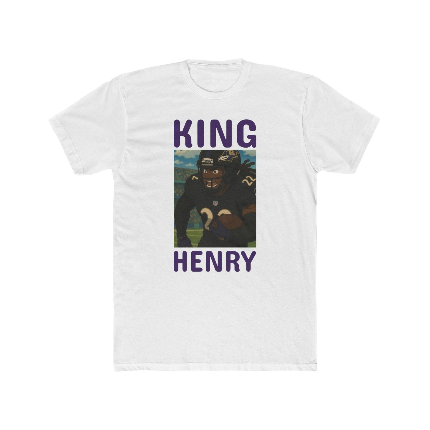 Anime Football 'King Henry' Cotton Crew Tee
