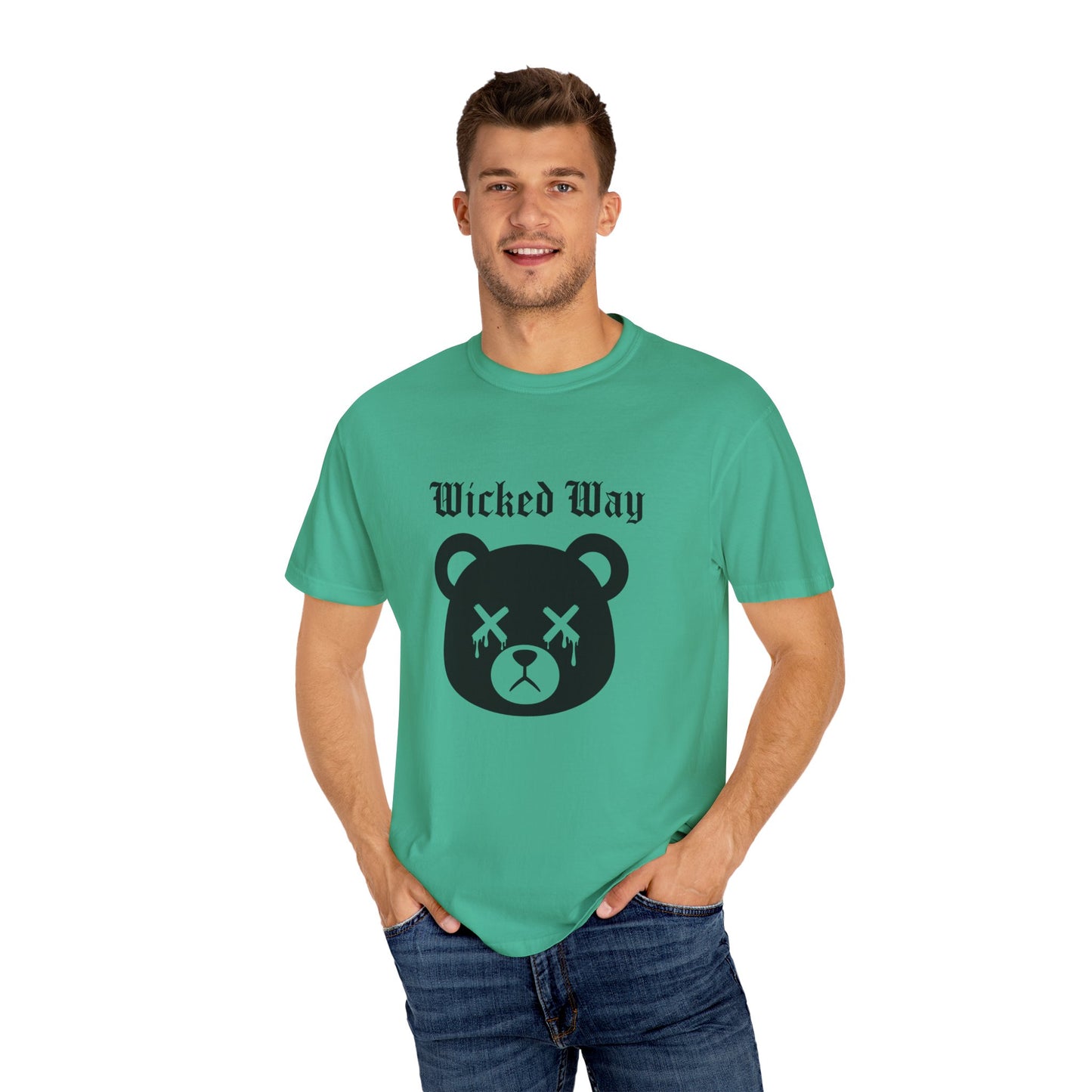 "Wicked Way" Dead Bear Head T-Shirt (Multi Color Options)