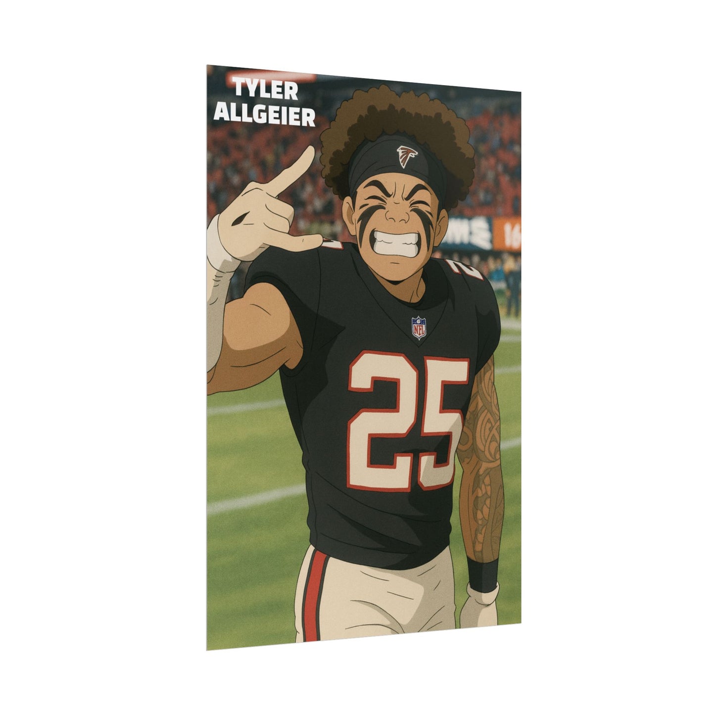 Loco Fits Anime Football 'Tyler Allgeier' Poster
