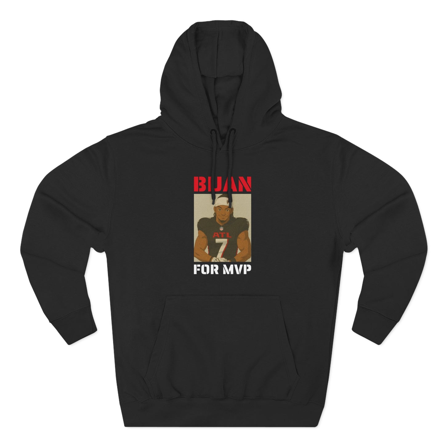 Anime Football 'Bijan For MVP' Fleece Hoodie