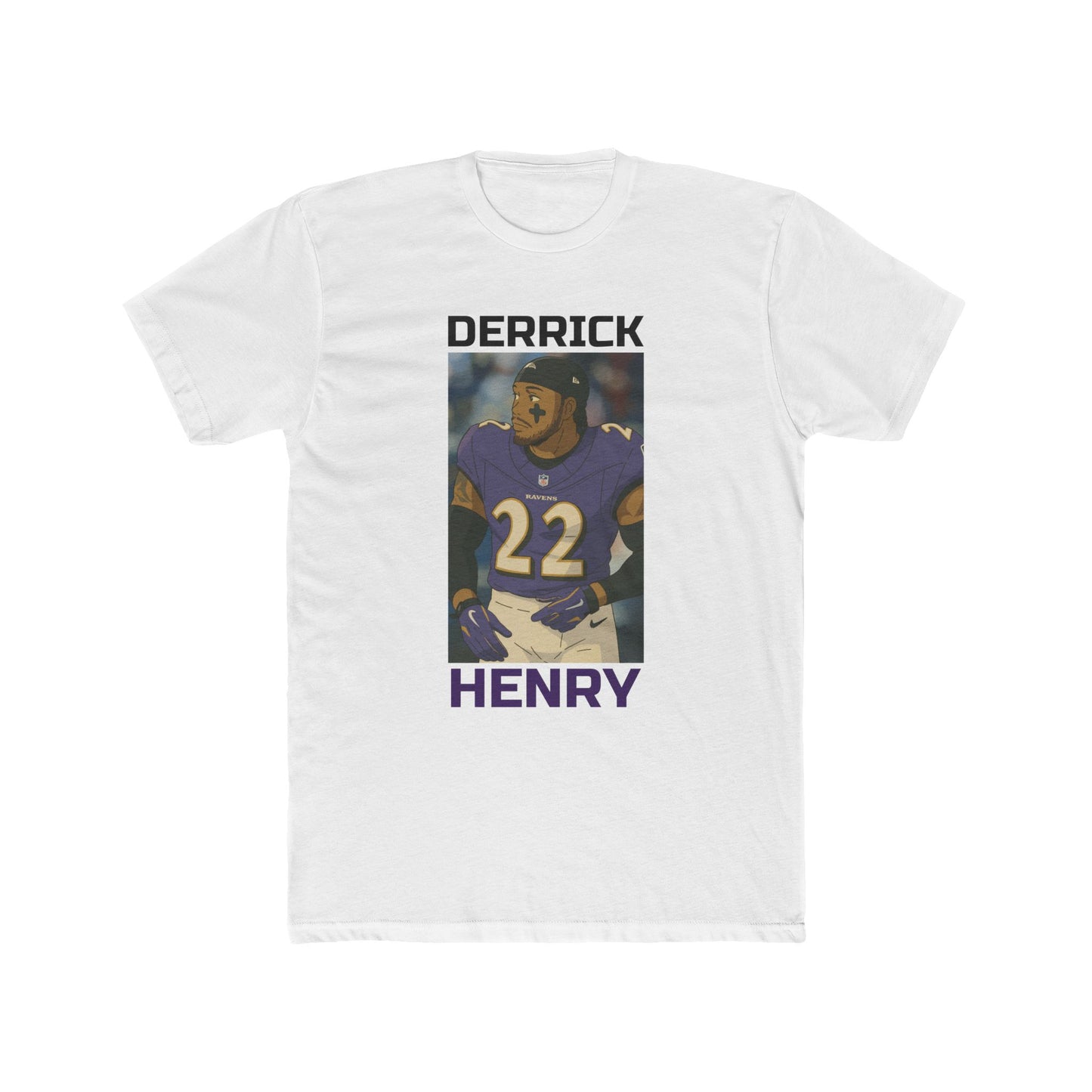 Anime Football 'Derrick Henry' Cotton Crew Tee