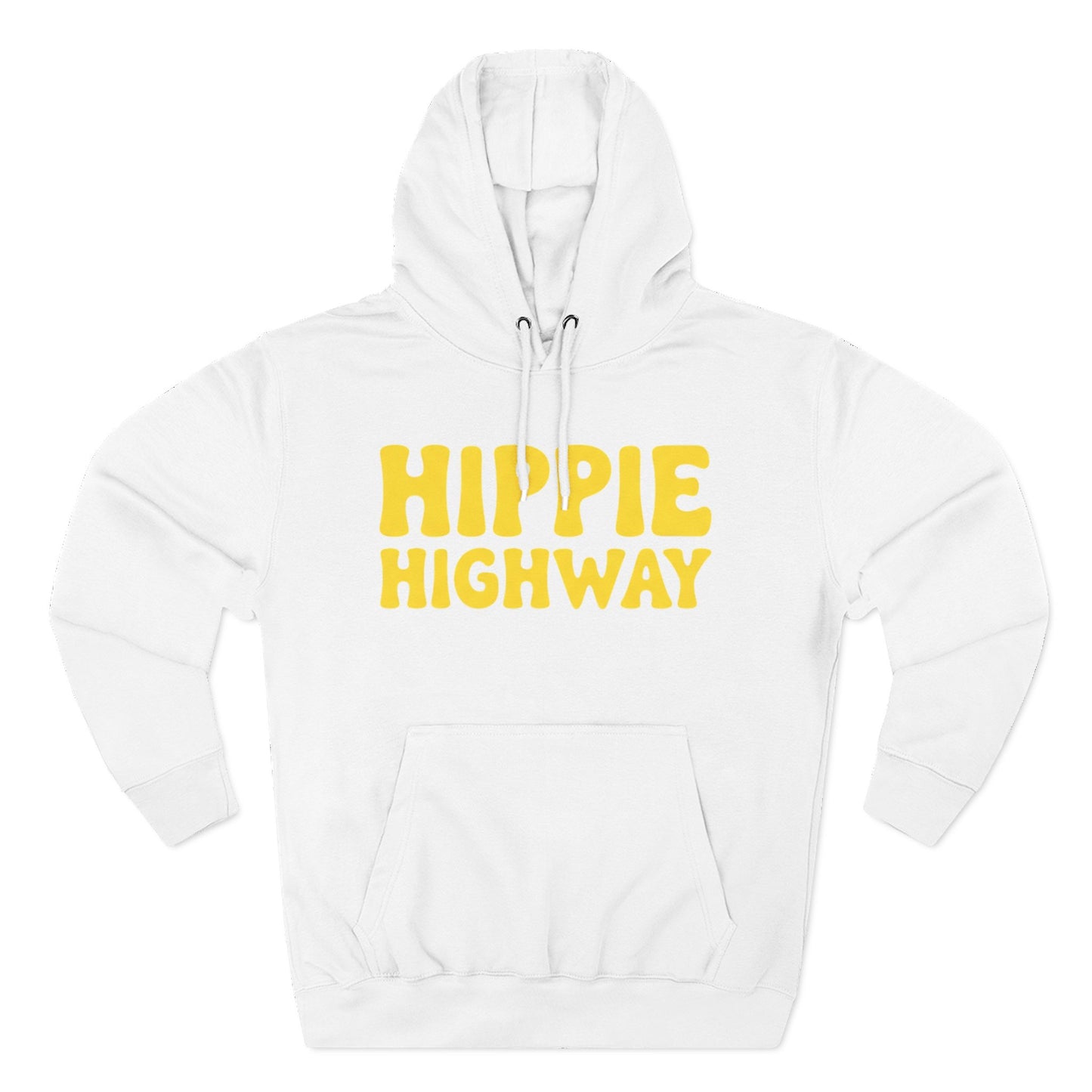 "Hippie Highway" Big Script Fleece Hoodie