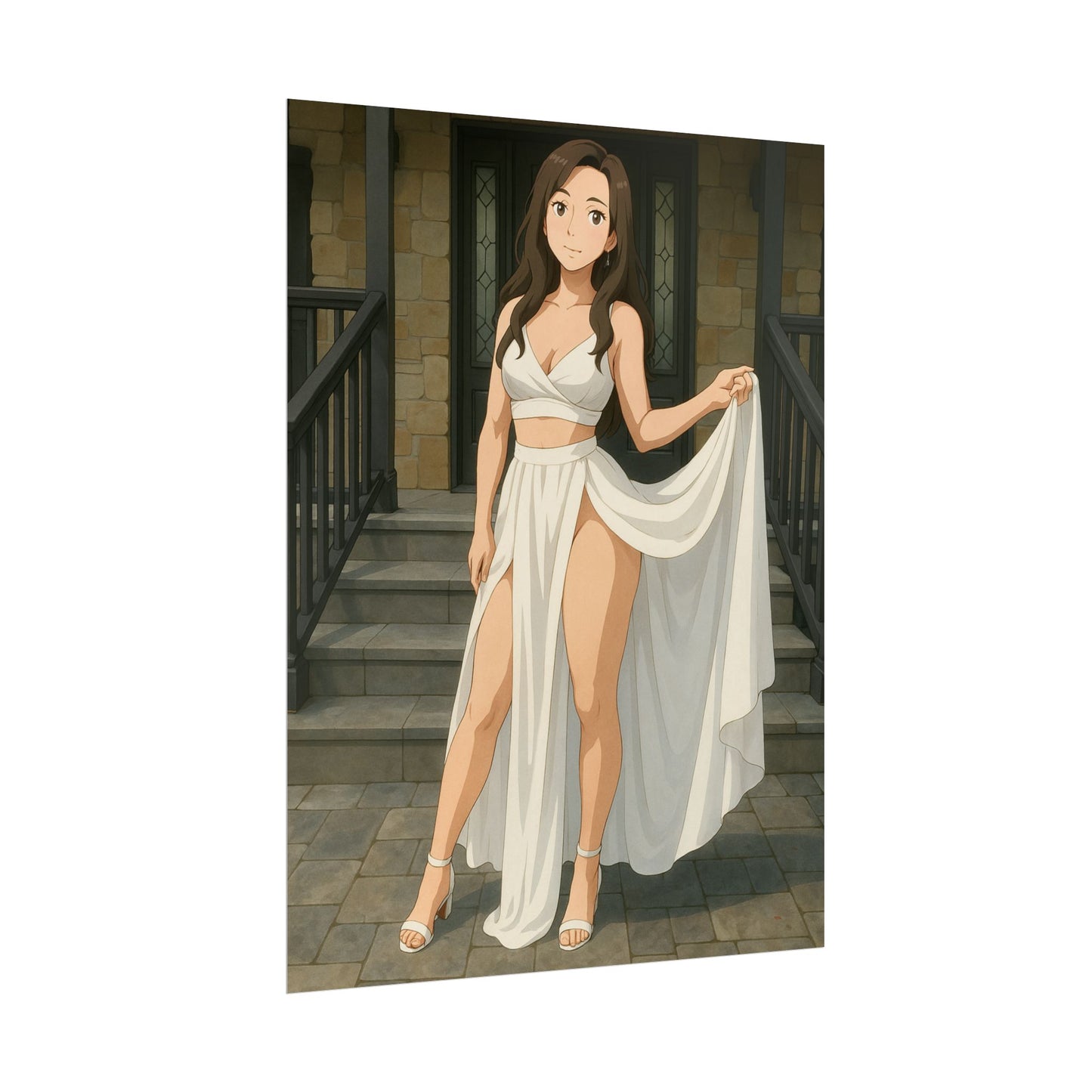 Loco Fits Anime Girls 'Greek Goddess' Poster