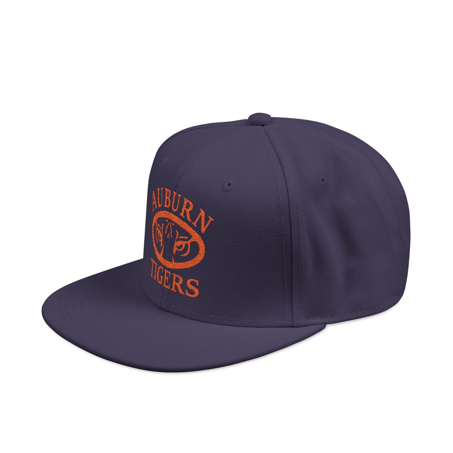 'Auburn Tiger Orange' Logo Snapback