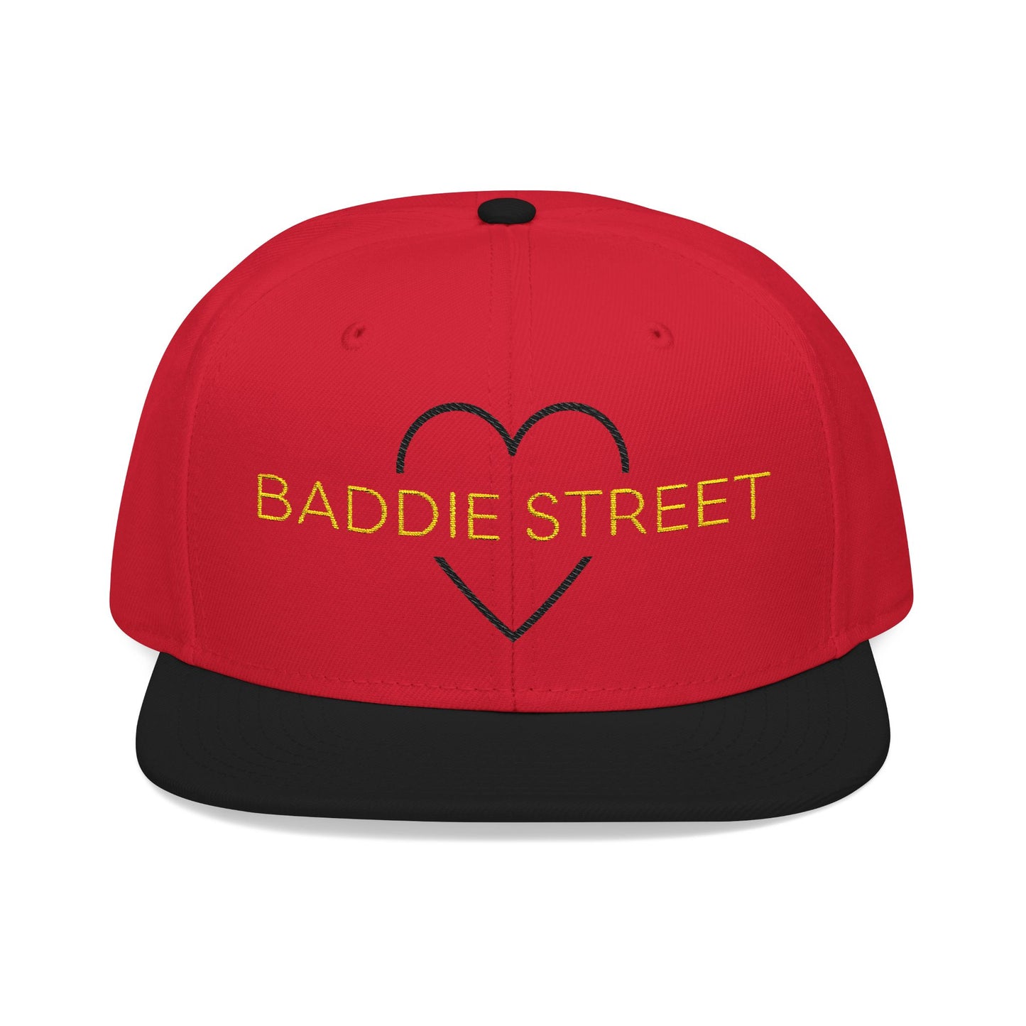 "Baddie Street" Classy Heart Logo Snapback Hat
