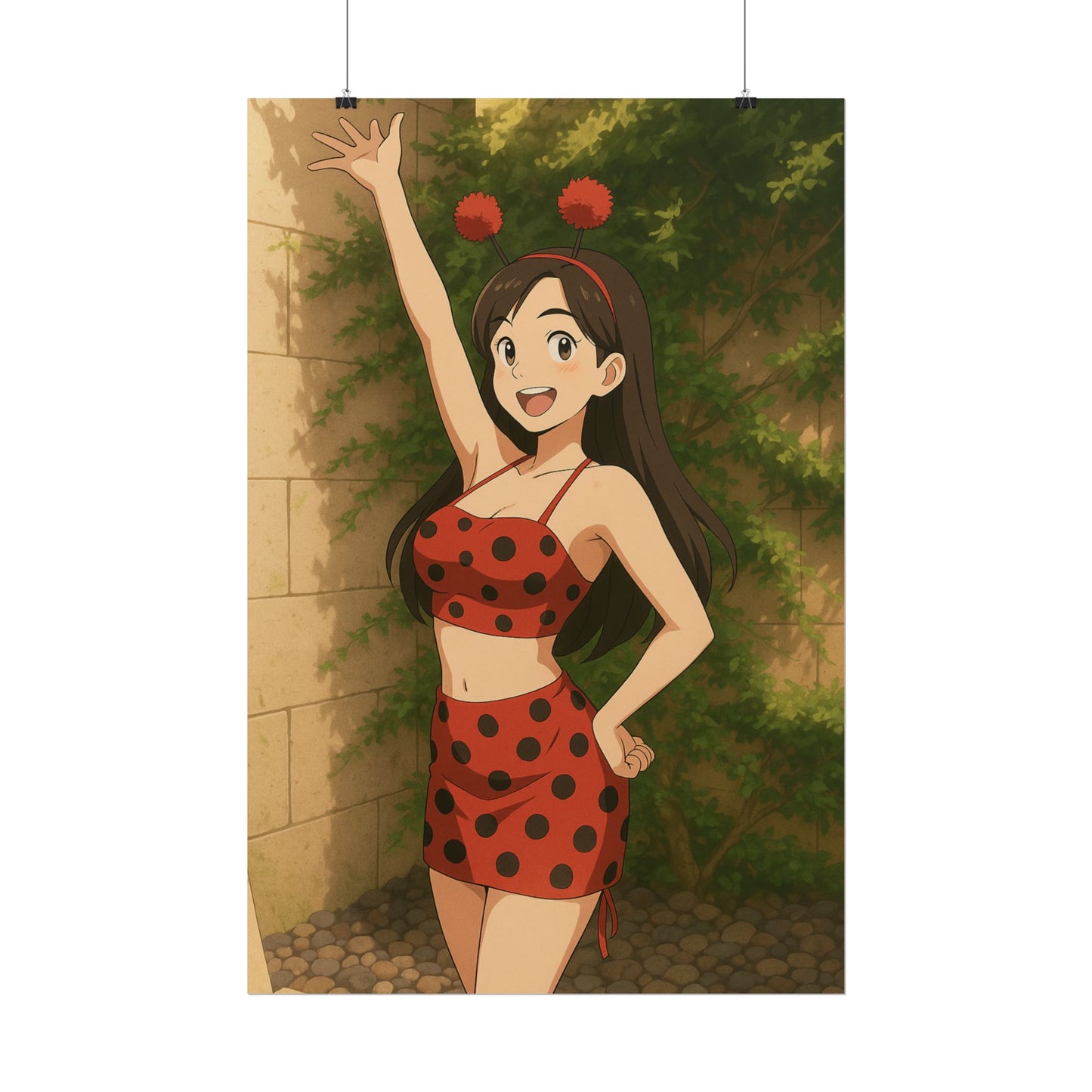Loco Fits Anime Girls 'Lady Bug' Poster