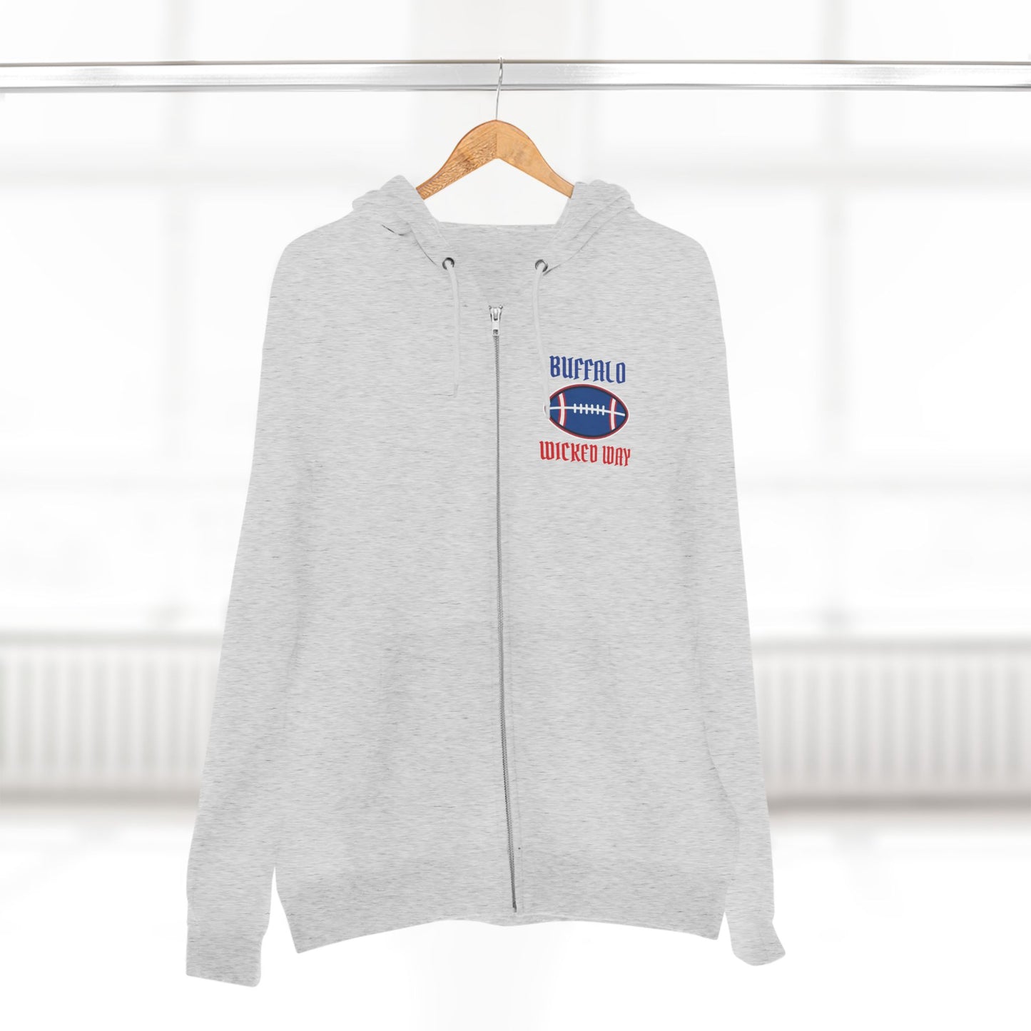 "Wicked Way" Buffalo Football Zip Hoodie