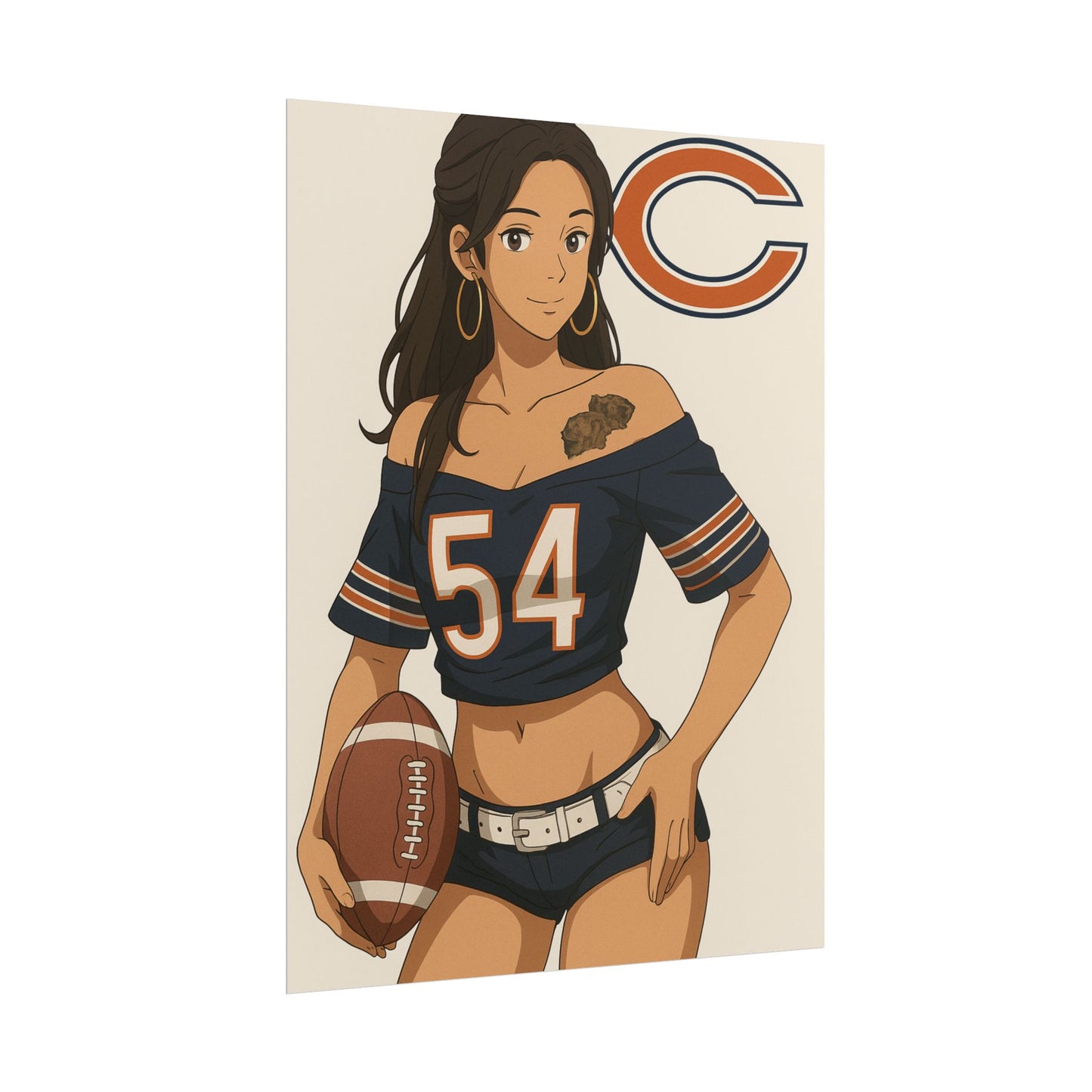 Loco Fits Anime Girls 'Bears Girl 1' Poster