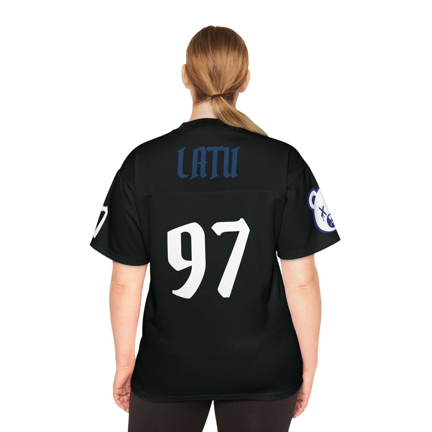 "Wicked Way" #97 Latu Deady Bears Football Jersey