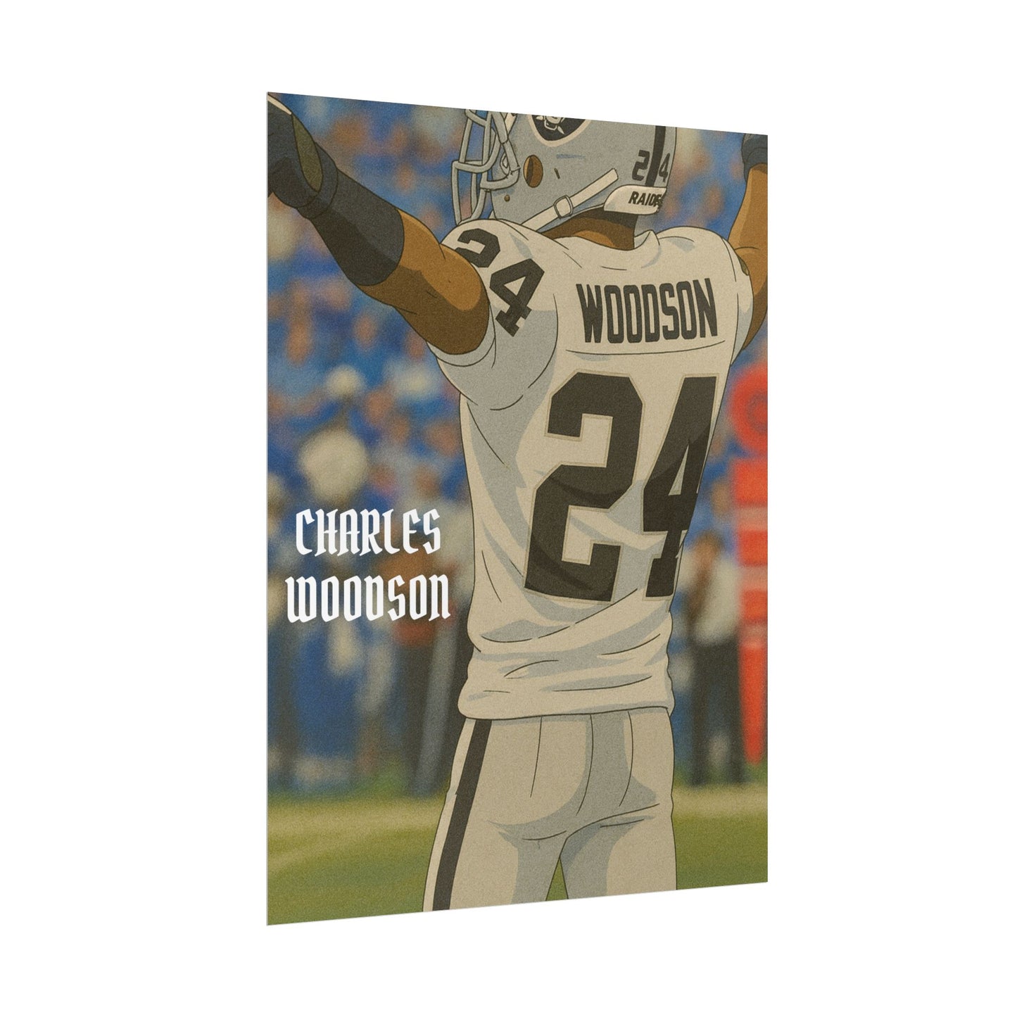 Loco Fits Anime Football 'Charles Woodson' Poster