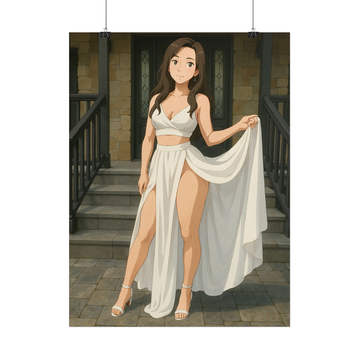 Loco Fits Anime Girls 'Greek Goddess' Poster