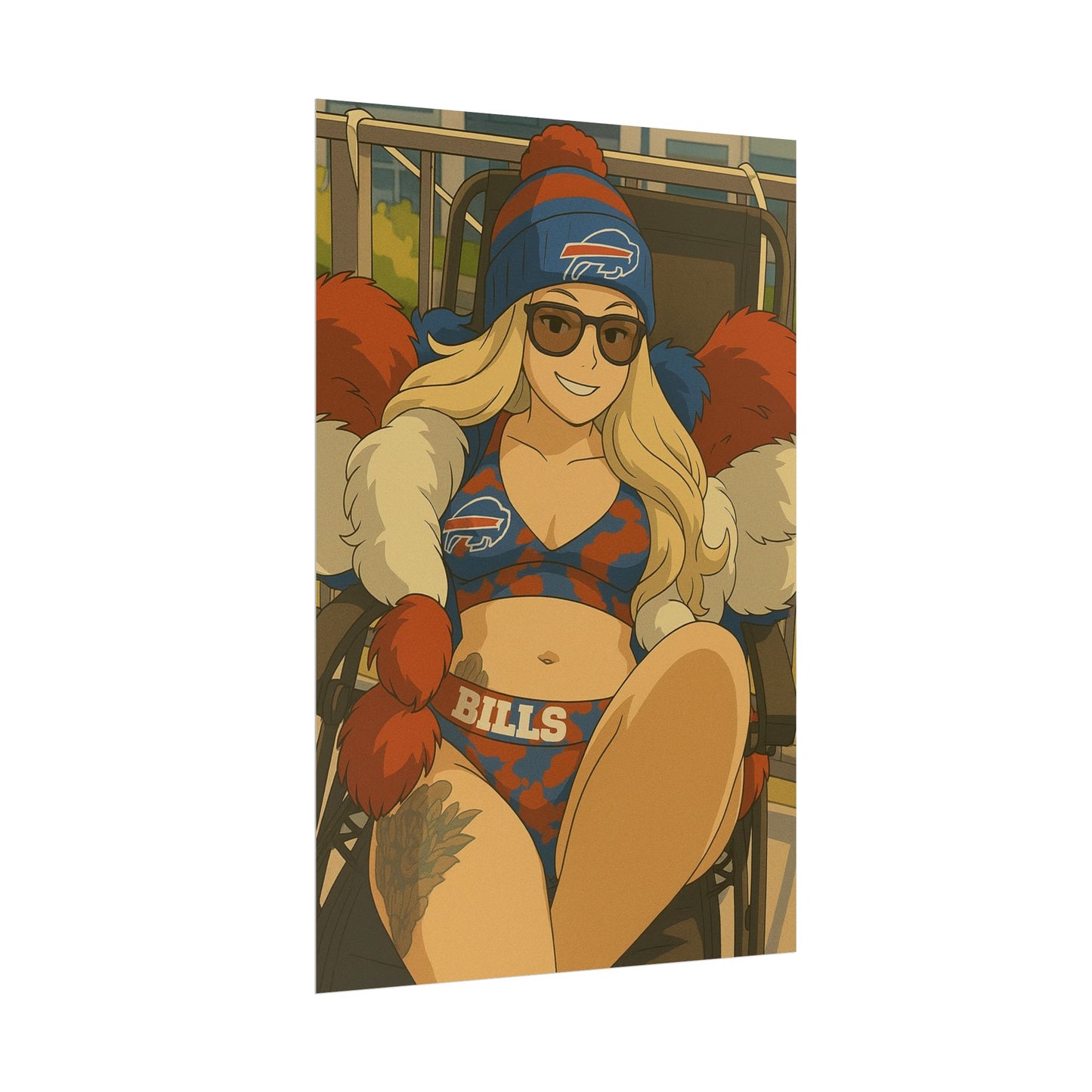 Loco Fits Anime Girls 'Bills Girl Swimsuit 1' Poster