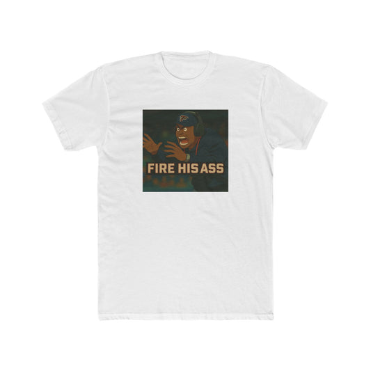 Anime Football 'Fire His Ass' Cotton Crew Tee