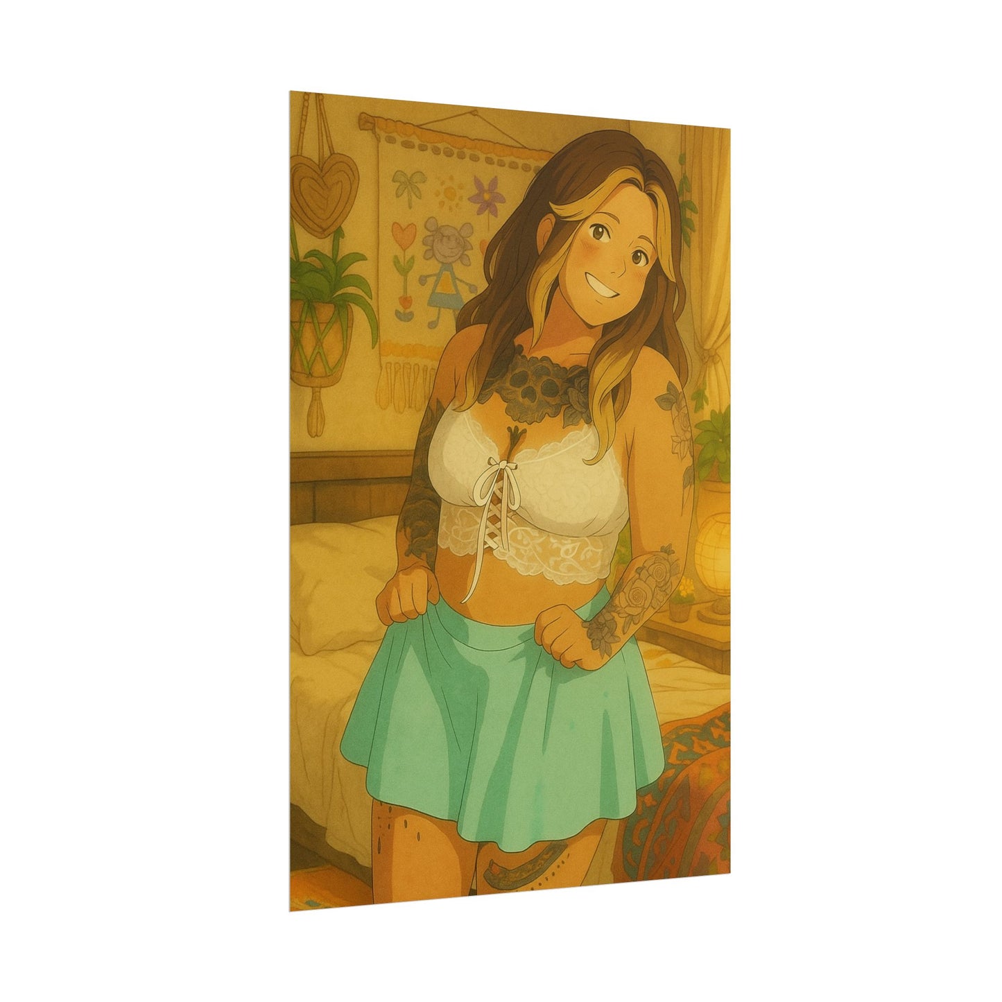 Loco Fits Anime Girls 'Alt Girls Rule' Poster