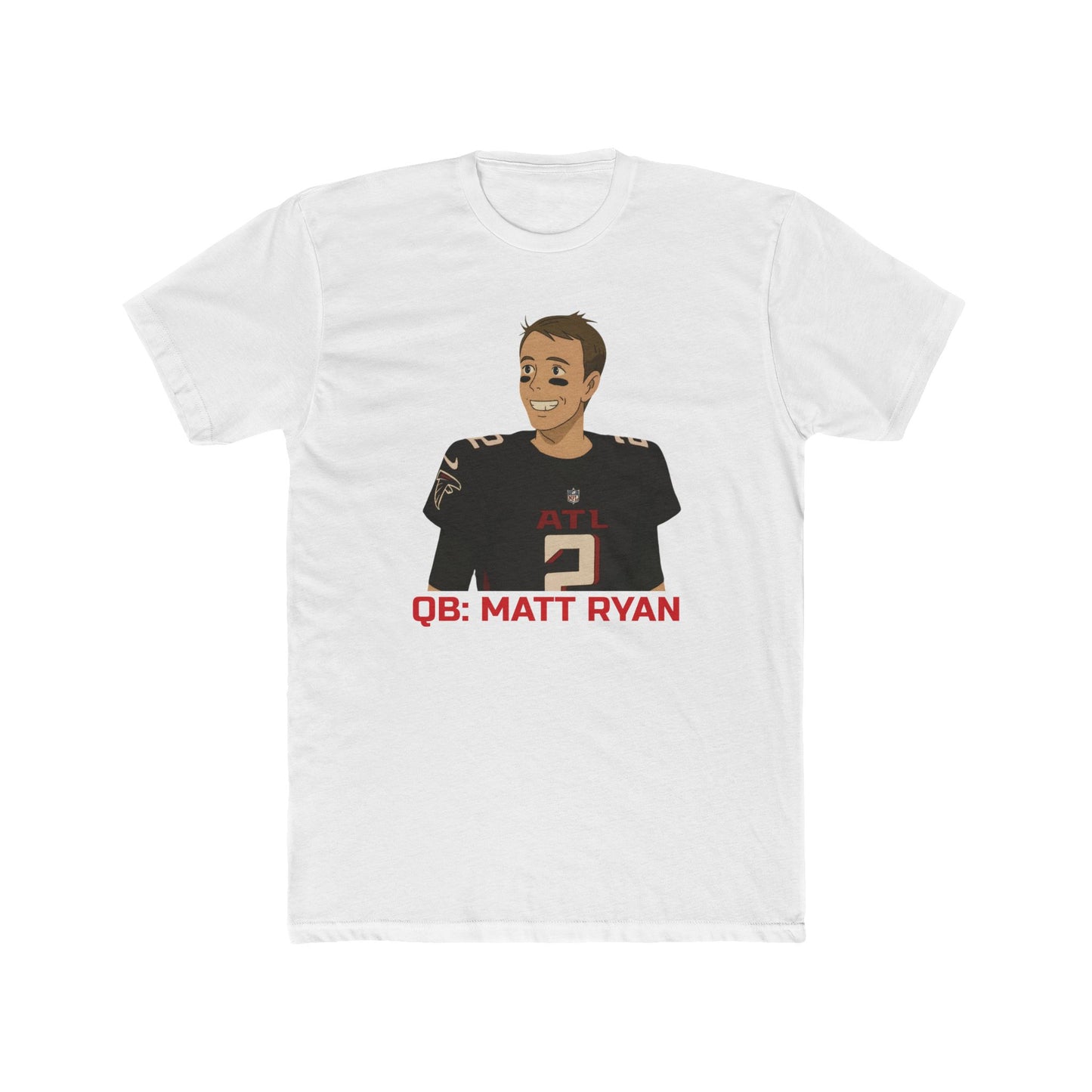 Anime Football 'QB: Matt Ryan' Cotton Crew Tee