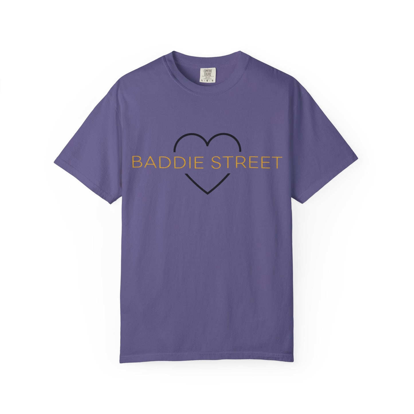 "Baddie Street" Classy Heart Gold Multi Color Option T-Shirt