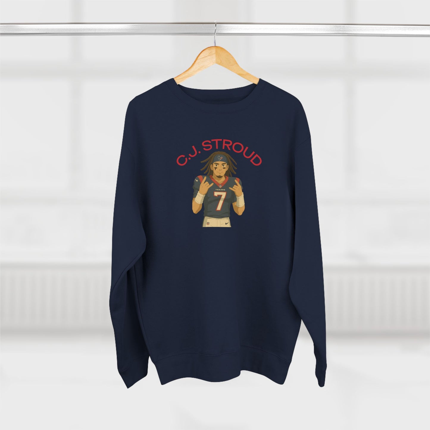 Anime Football 'C.J. Stroud' Crewneck Sweatshirt