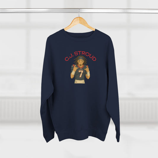 Anime Football 'C.J. Stroud' Crewneck Sweatshirt
