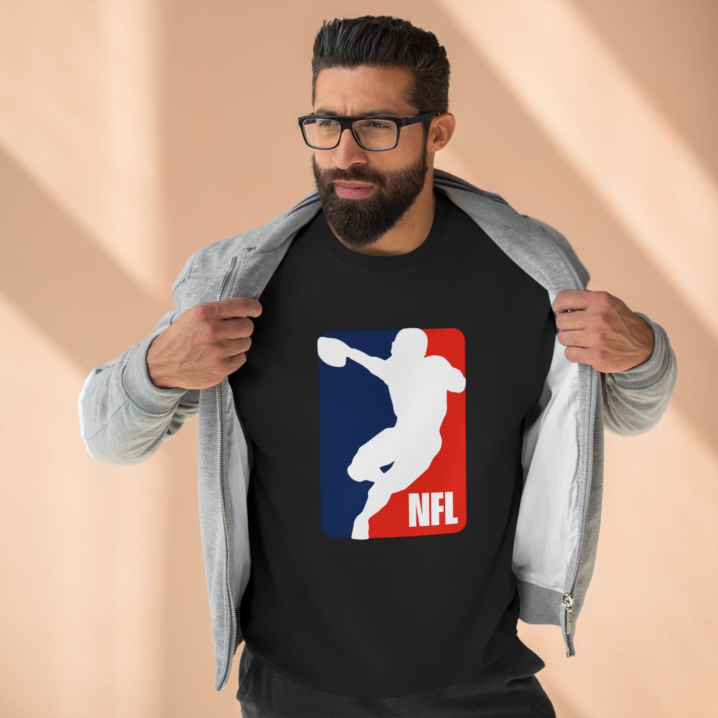 Loco Fits 'NFL Concept Logo' Crewneck Sweatshirt