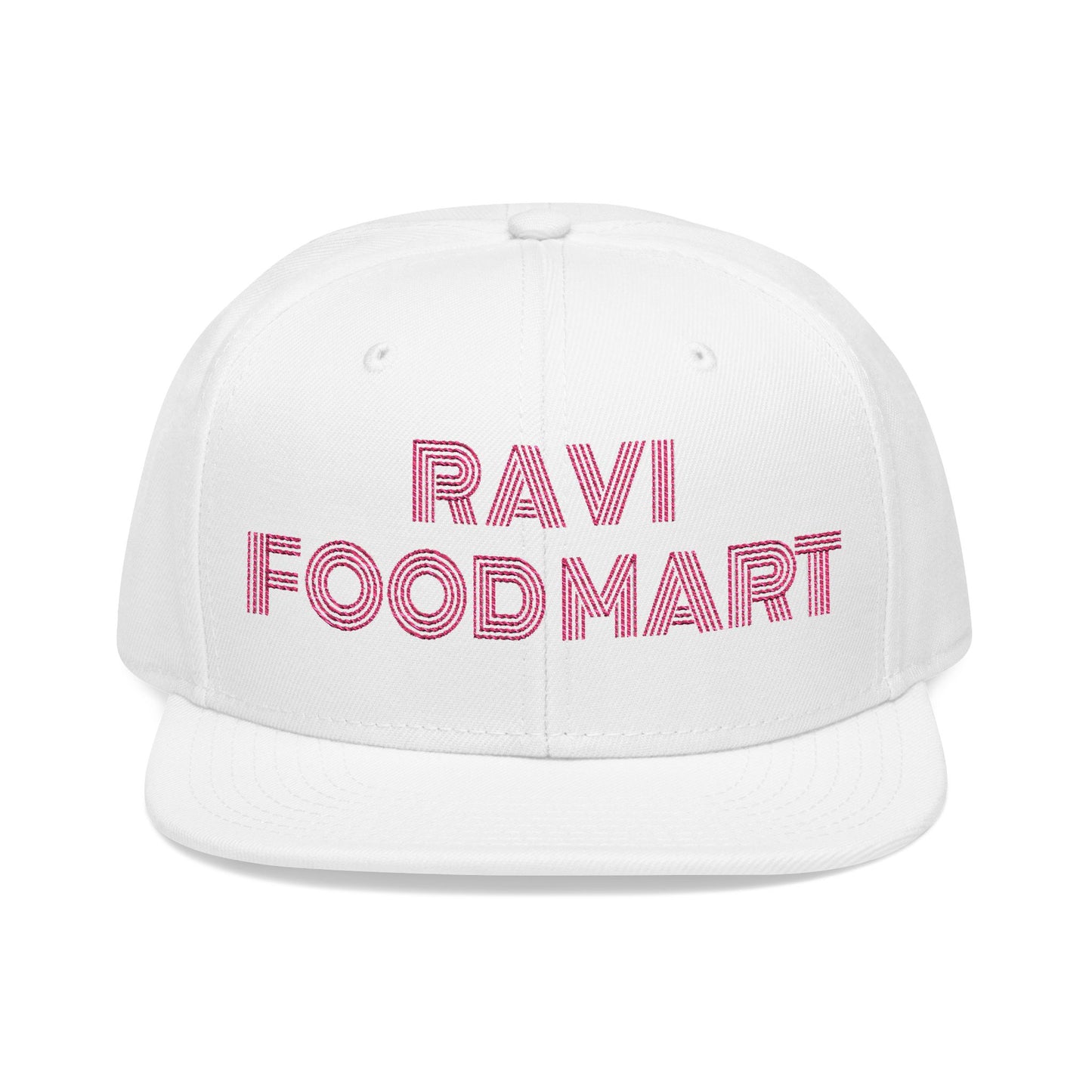 Retro Ravi Food Mart Embroidered Snapback Hat