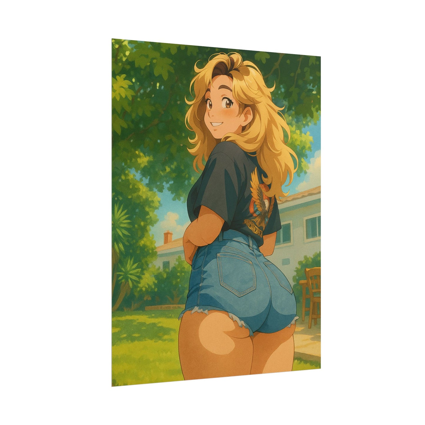 Loco Fits Anime Girls 'All American Florida Girl' Poster