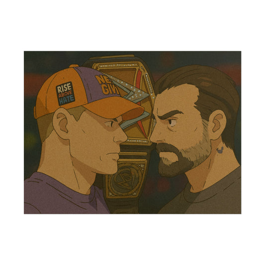 Loco Fits Anime Wrestling 'Cena vs Punk' Poster