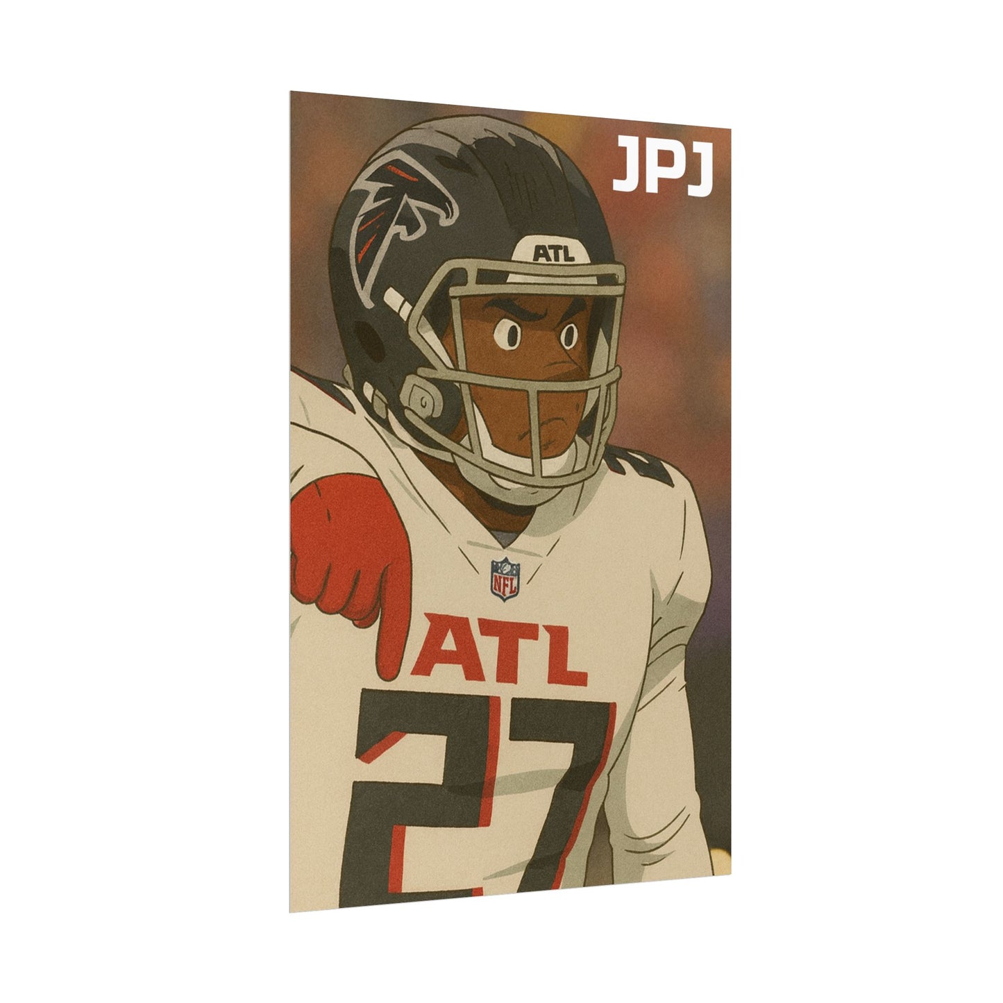 Loco Fits Anime Football 'JPJ' Poster