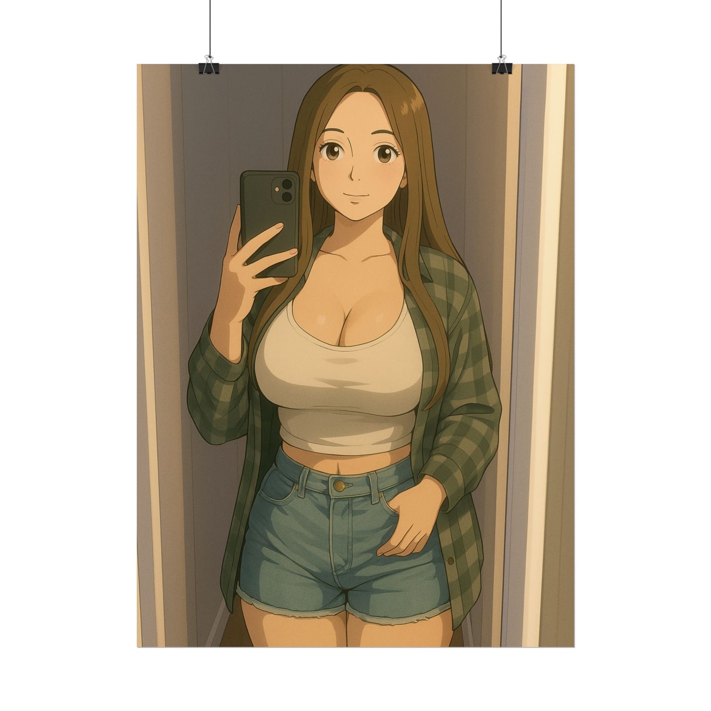 Loco Fits Anime Girls 'Gurnge Selfie' Poster