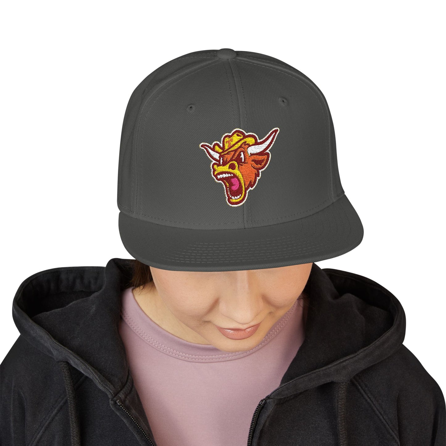 'Texas Angry Bevo' Logo Snapback