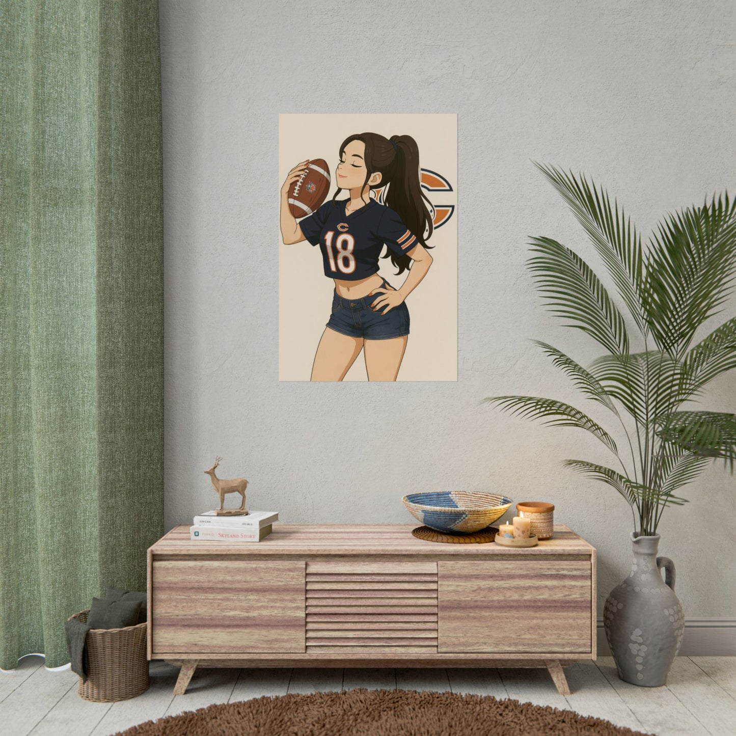 Loco Fits Anime Girls 'Bears Girl 5' Poster