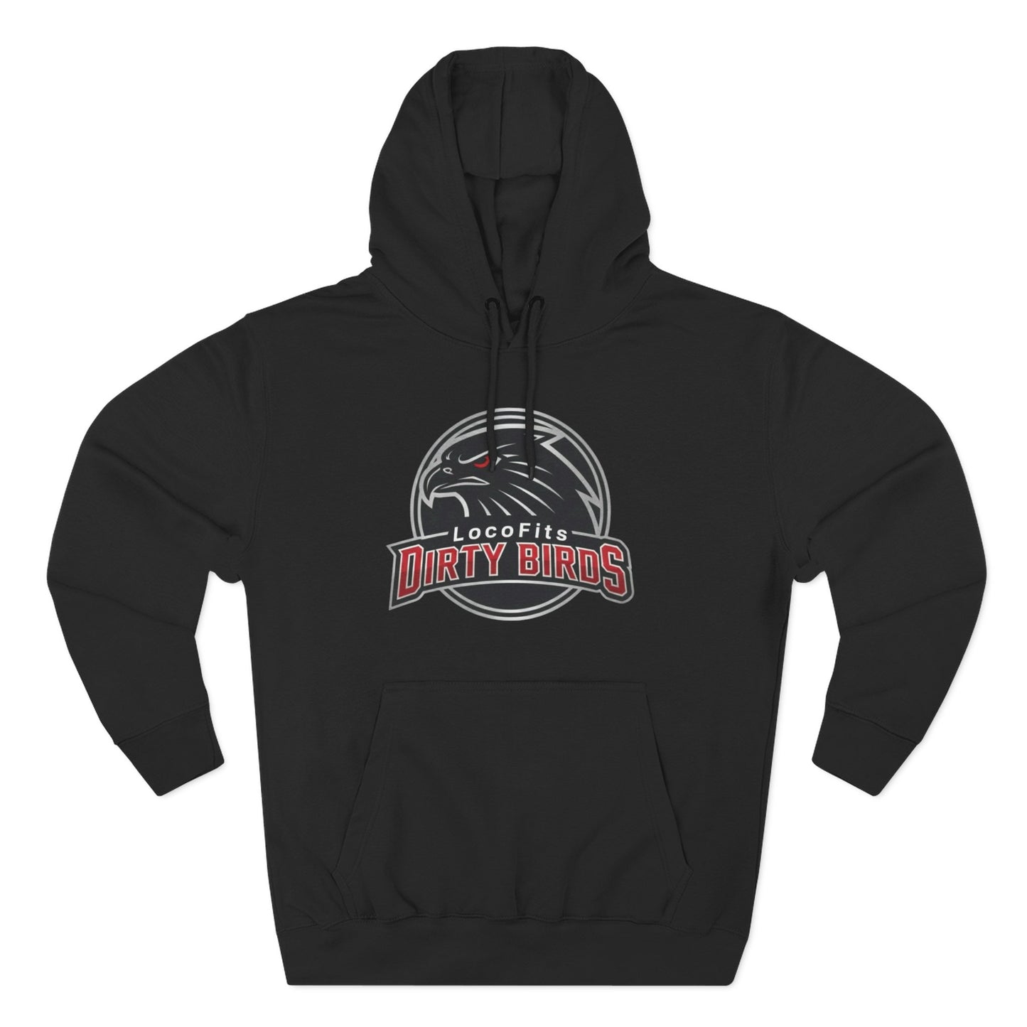 Loco Fits Dirty Birds Three-Panel Fleece Hoodie
