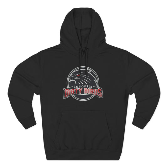 Loco Fits Dirty Birds Three-Panel Fleece Hoodie