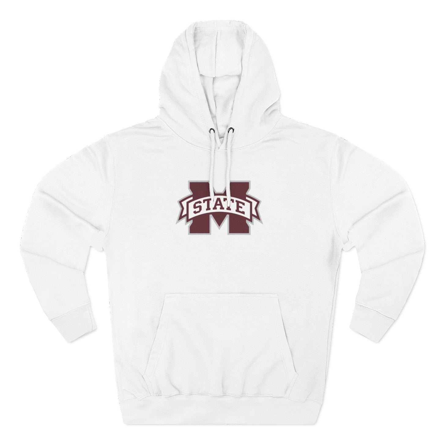 'Mississippi State M' Three-Panel Fleece Hoodie