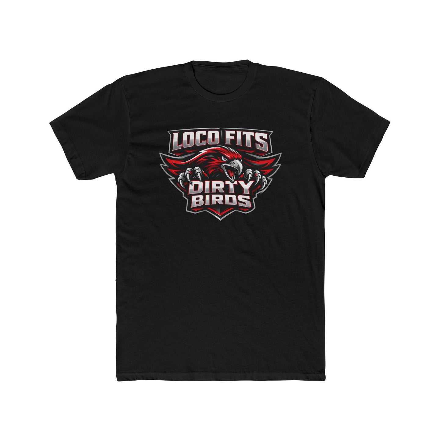 Loco Fits Dirty Birds Alt Logo Cotton Crew Tee