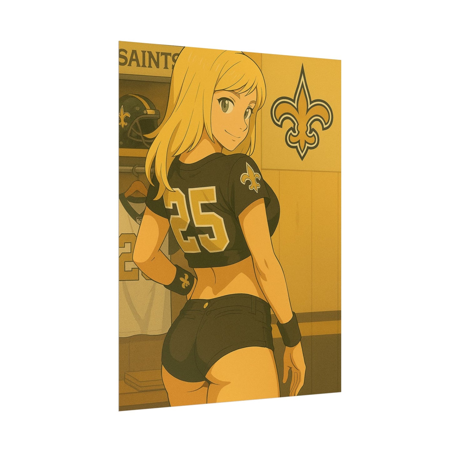 Loco Fits Anime Girls 'Saints Girl Locker Room 1' Poster