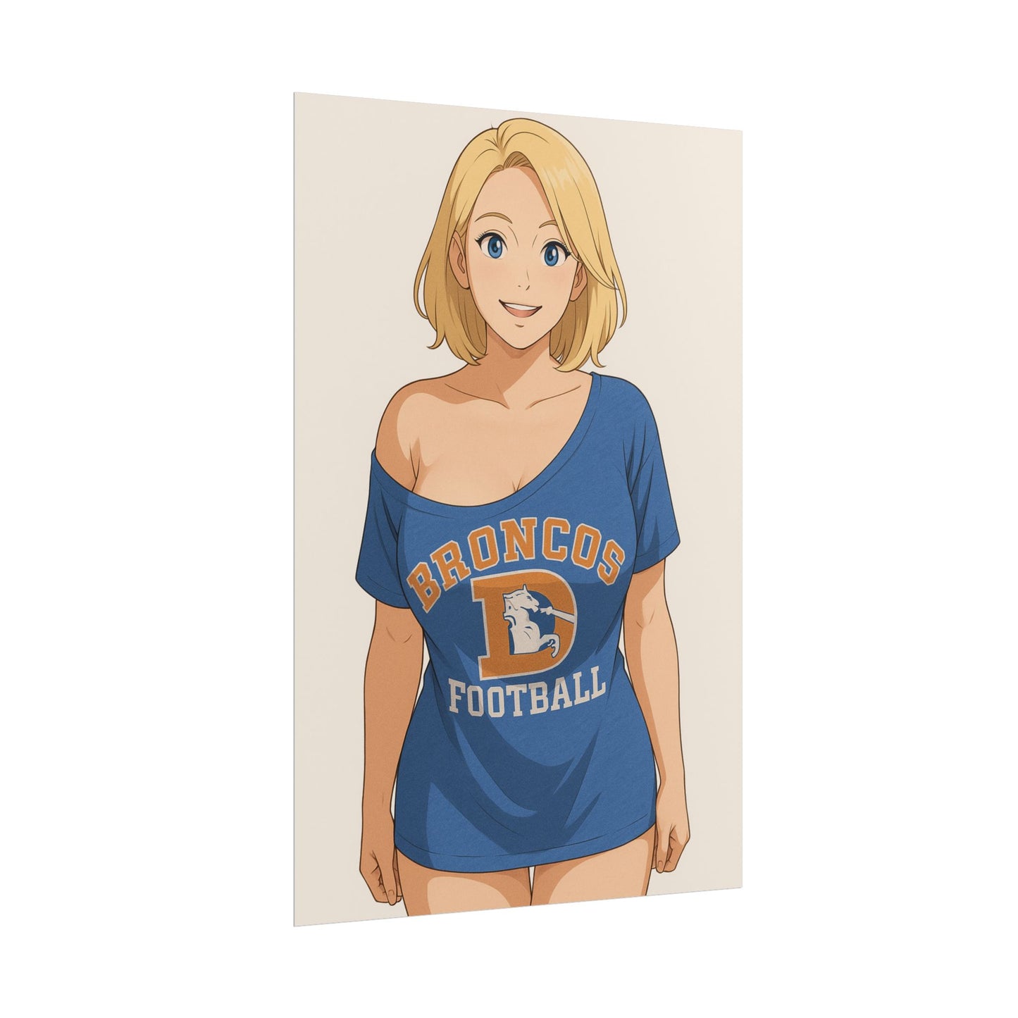 Poster Print - Anime Football Girls