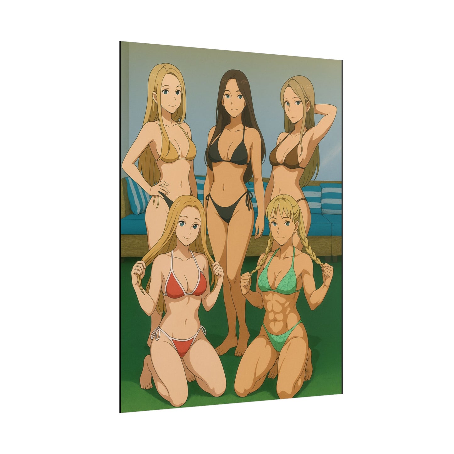 Loco Fits Anime Girls 'Bikini Girls' Poster