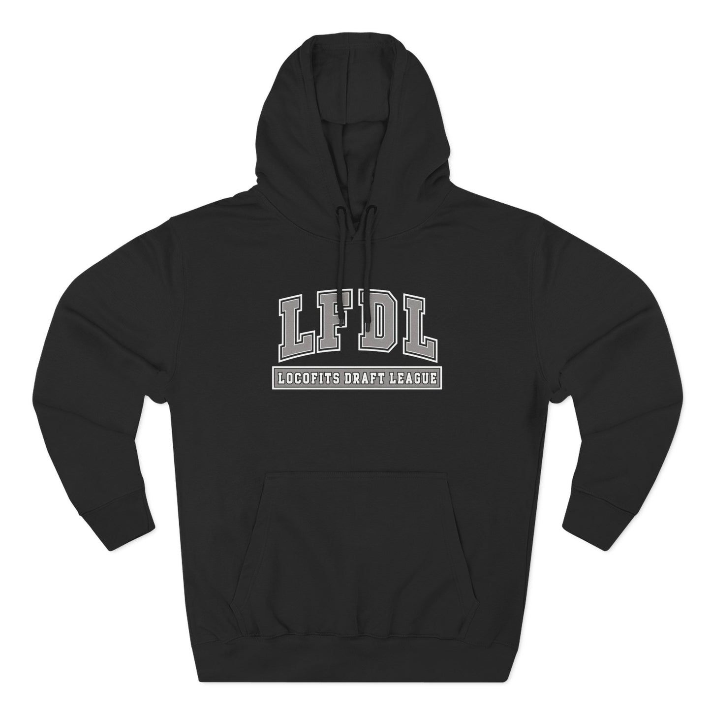LocoFits Draft League Base Three-Panel Fleece Hoodie