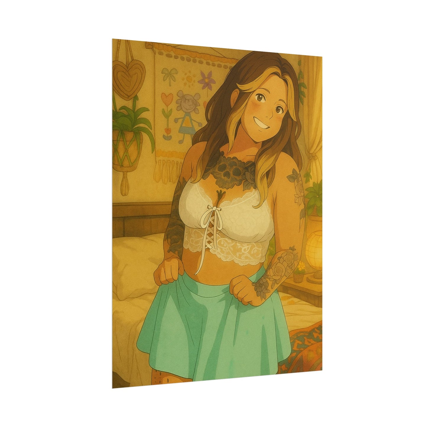 Loco Fits Anime Girls 'Alt Girls Rule' Poster