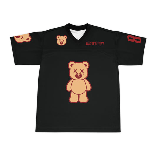 "Wicked Way" #85 Kittle Deady Bears Football Jersey