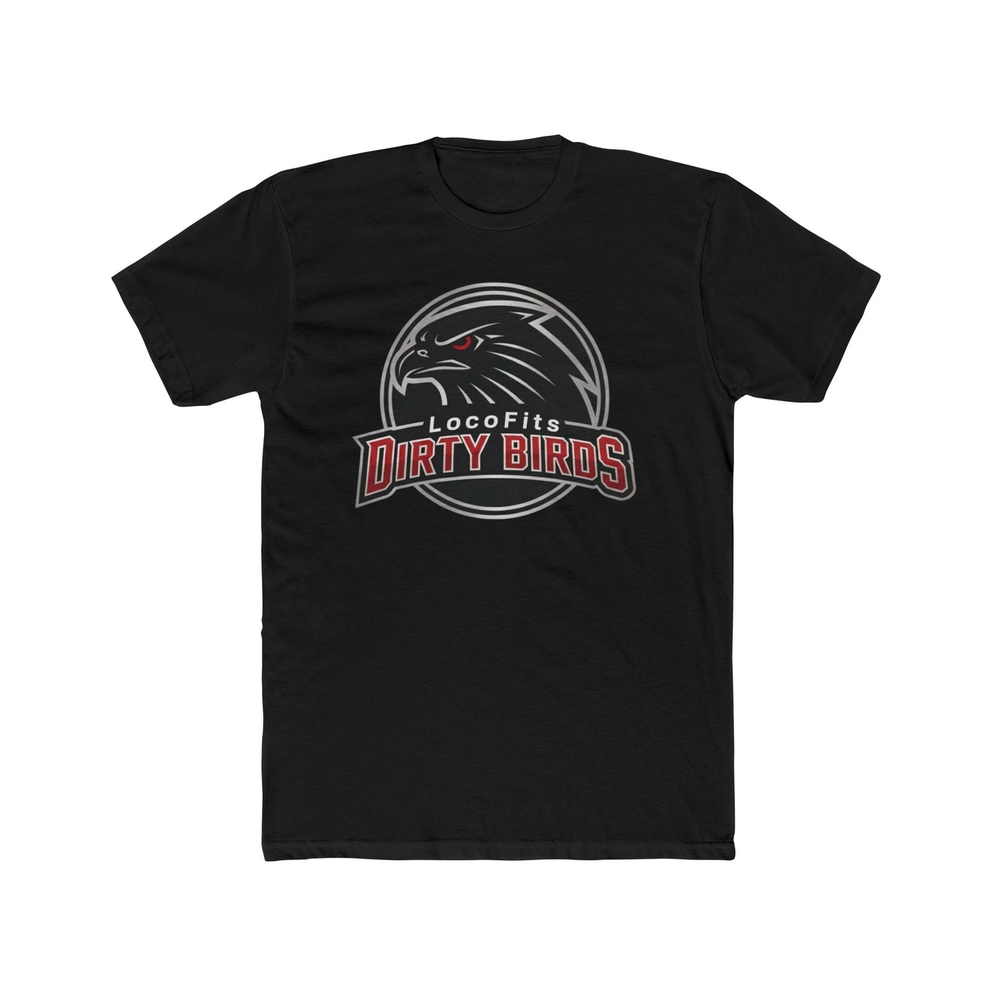Loco Fits Dirty Birds Logo Cotton Crew Tee