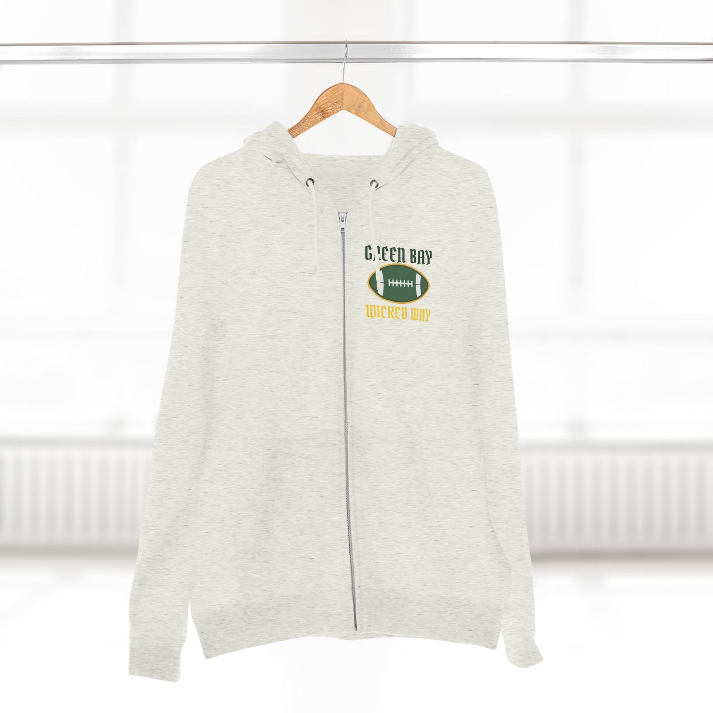 "Wicked Way" Green Bay Football Zip Hoodie
