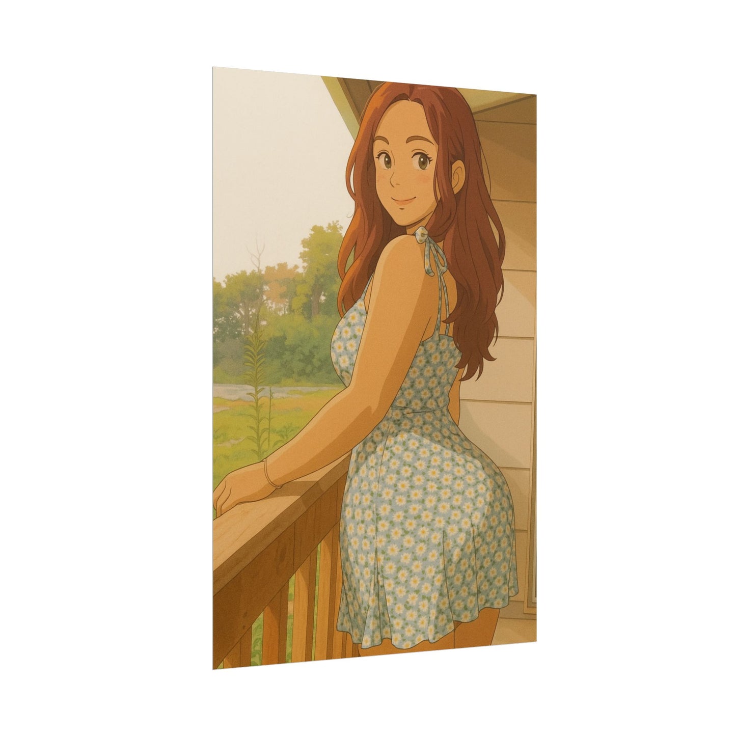 Loco Fits Anime Girls 'Summer Morning' Poster