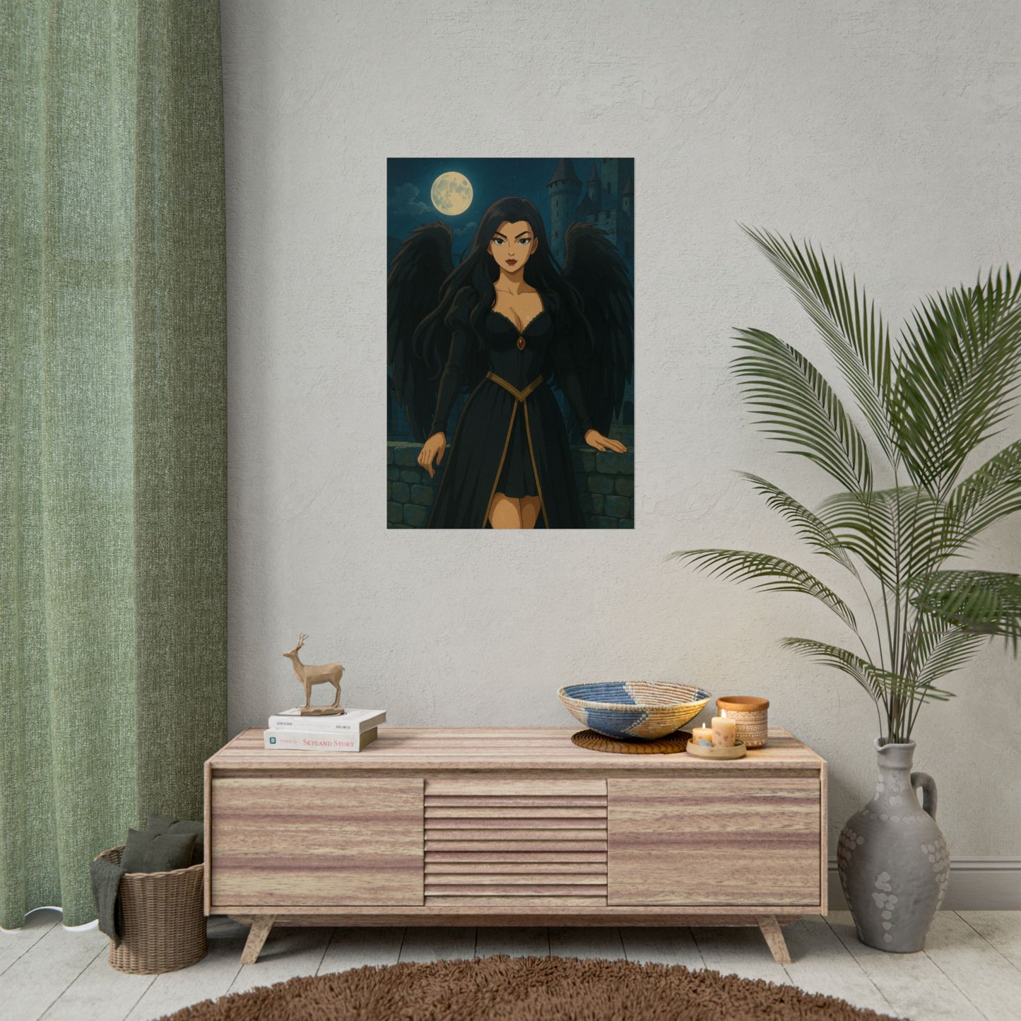 Loco Fits Anime Girls 'Dark Angel' Poster