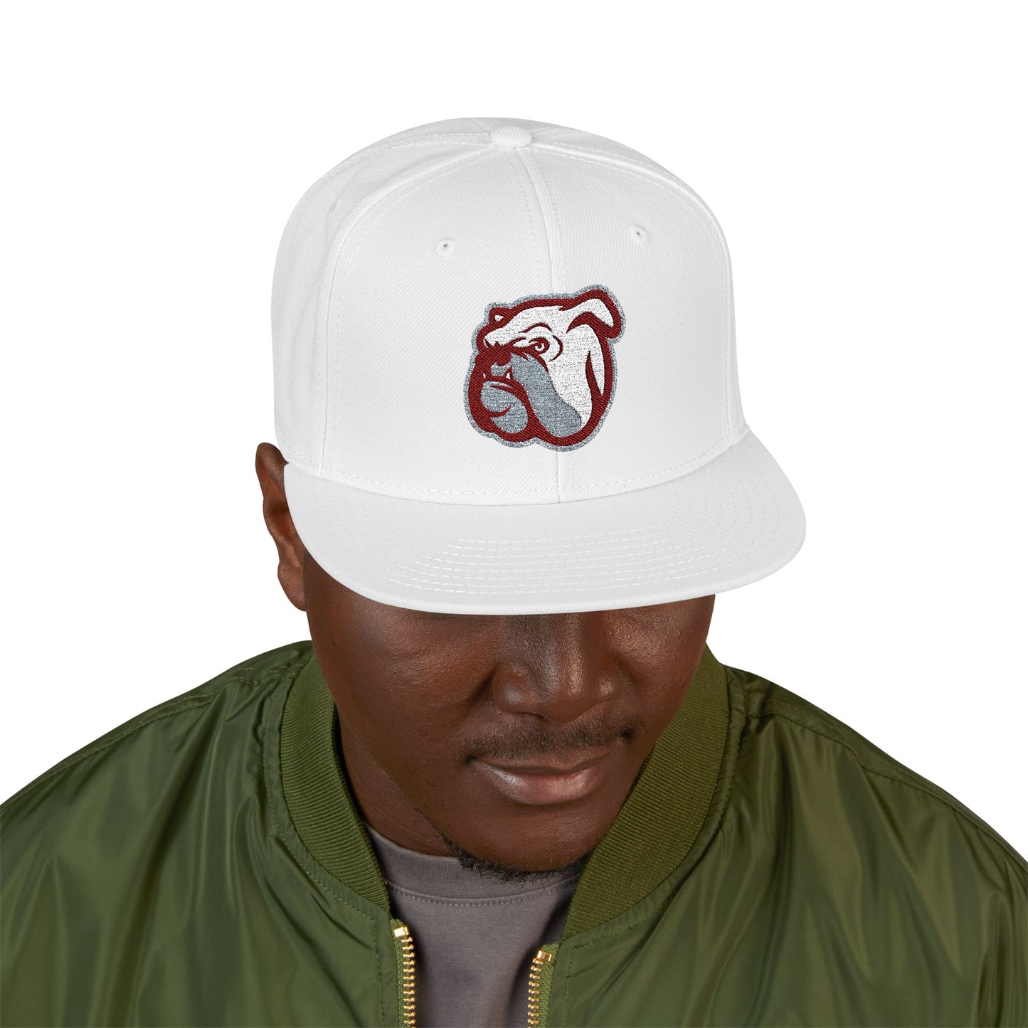 'Mississippi State Bulldog Head' Logo Snapback