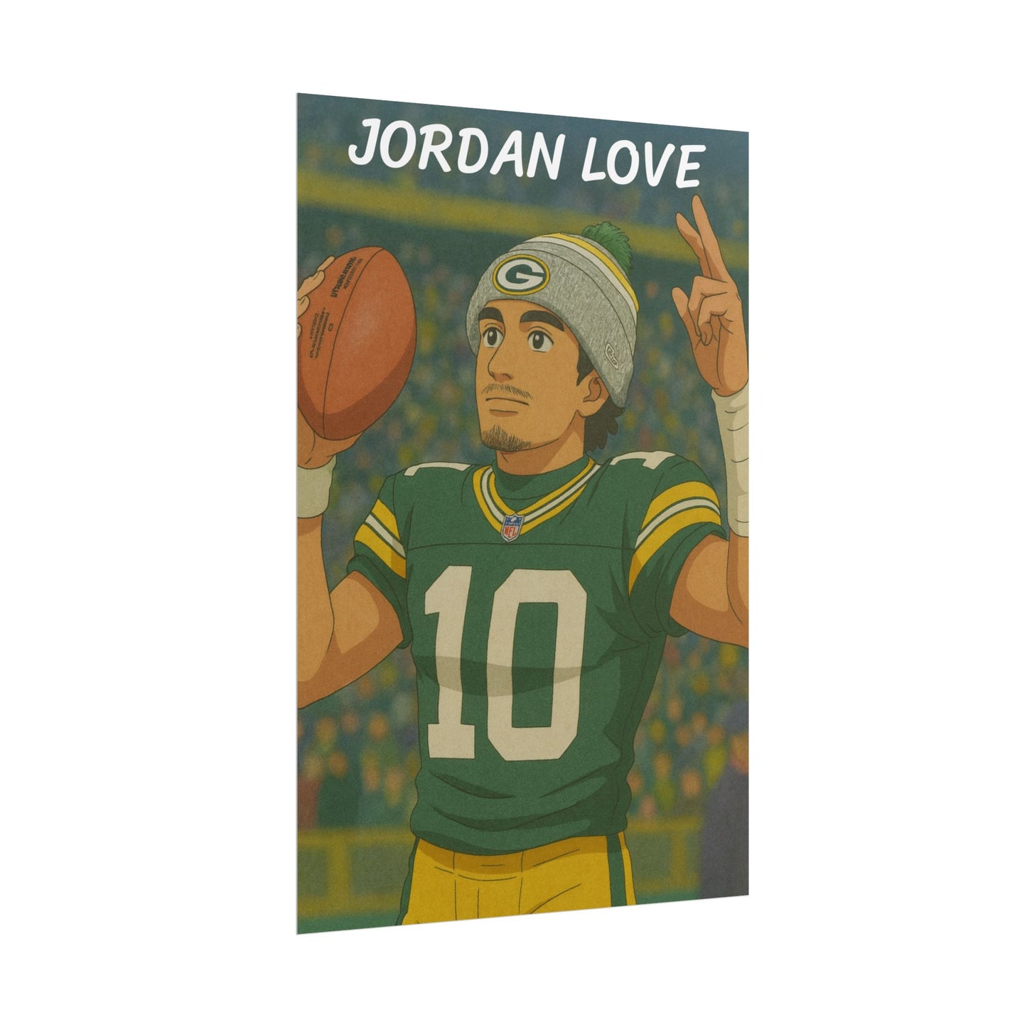 Loco Fits Anime Football 'Jordan Love' Poster V2