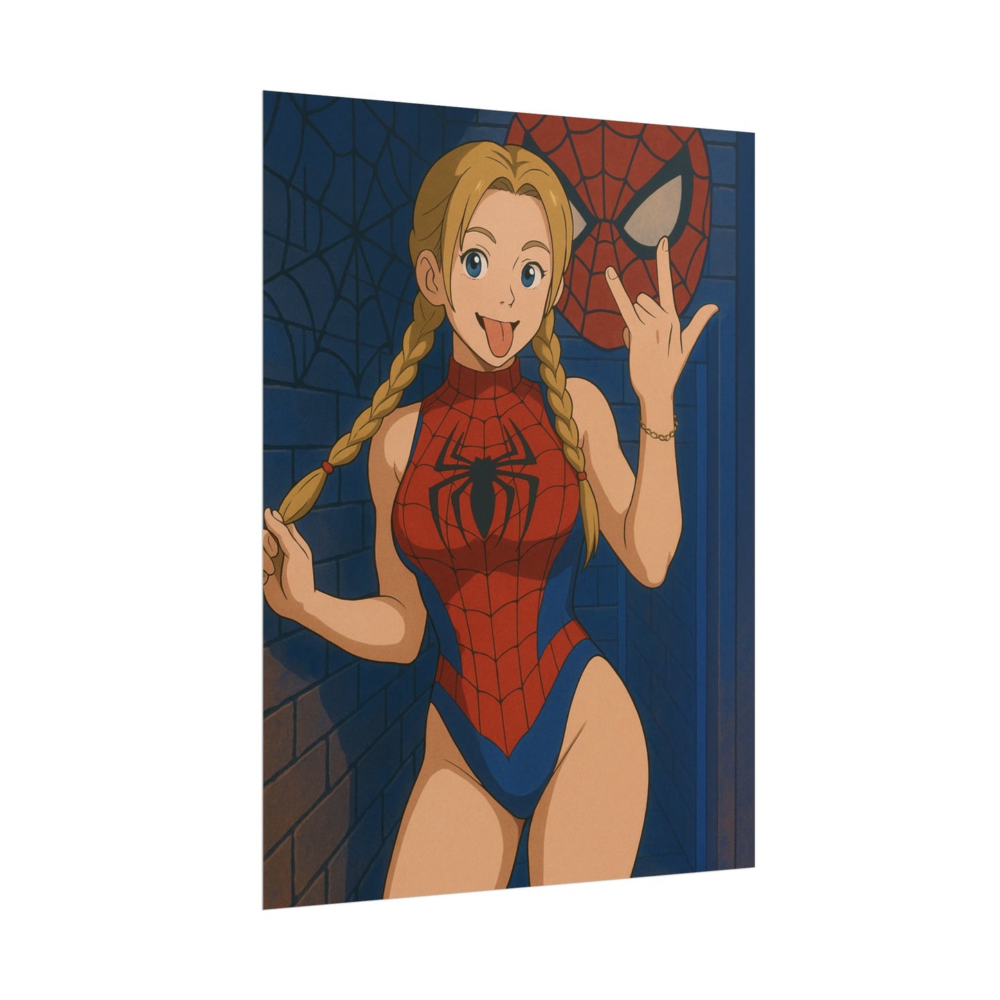 Loco Fits Anime Girls 'Spidey-Girl' Poster