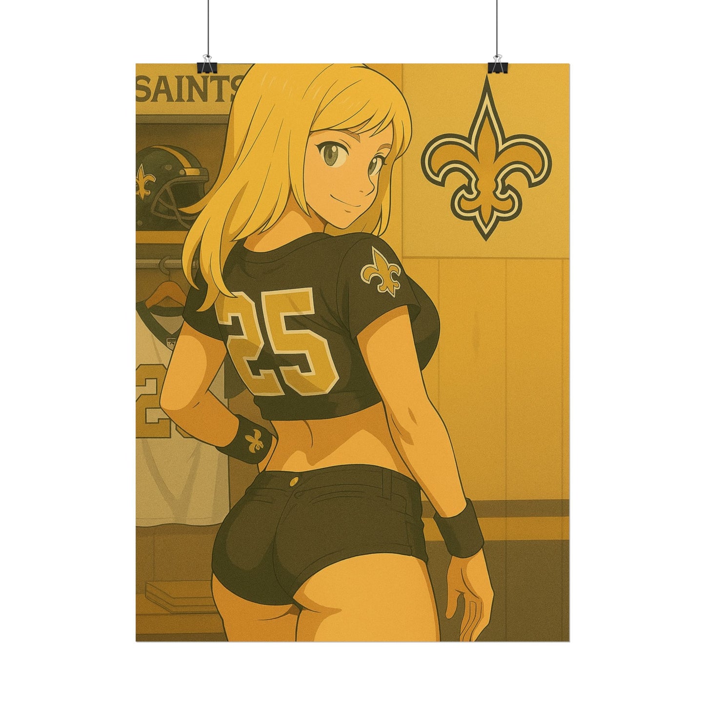 Loco Fits Anime Girls 'Saints Girl Locker Room 1' Poster