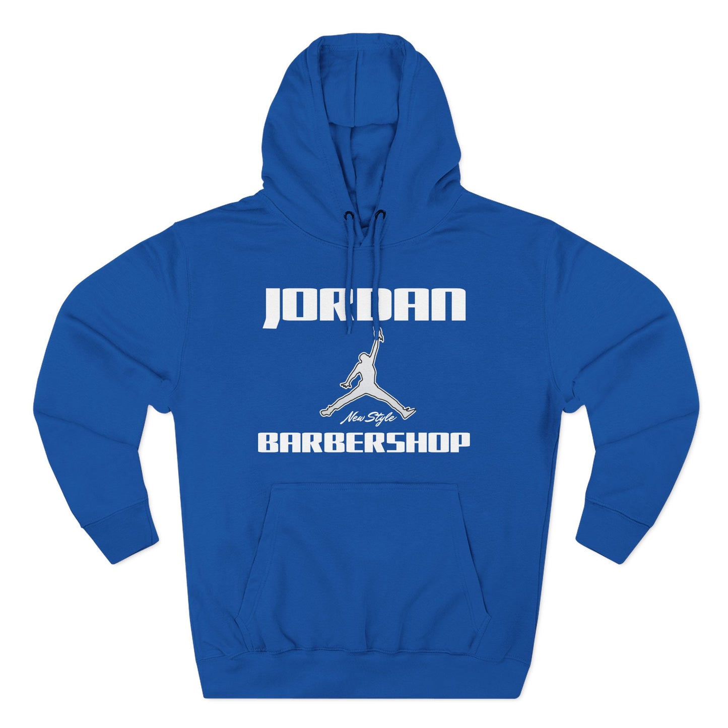 Jordan New Style Barbershop Fleece Hoodie (New White Font)